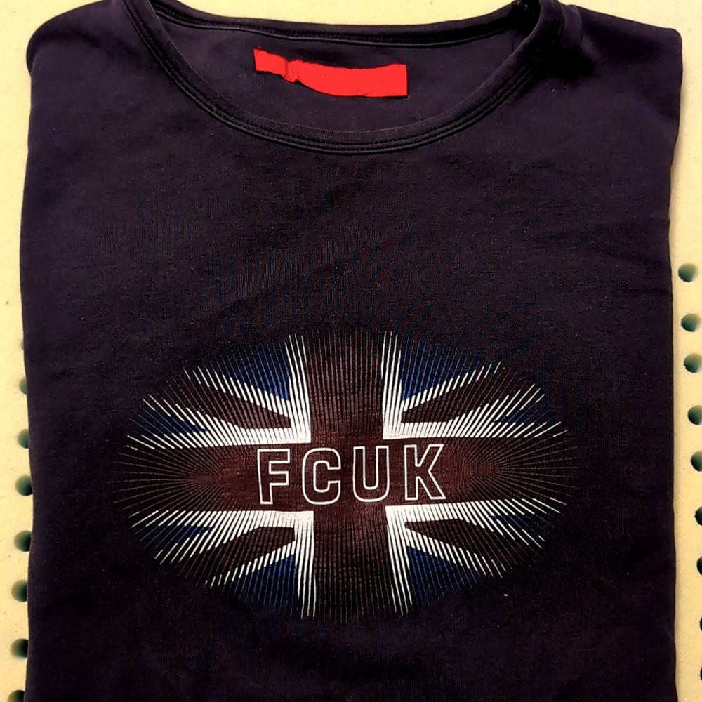 90's vintage French Connection FCUK long sleeve Large